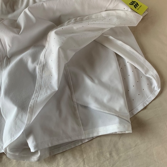 All in Motion True White Double Layer Stretch Active Run Shorts XXL NWT - Picture 7 of 10